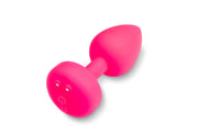 Gvibe Gplug Butt Plug, Small (3cm), Neon Rose