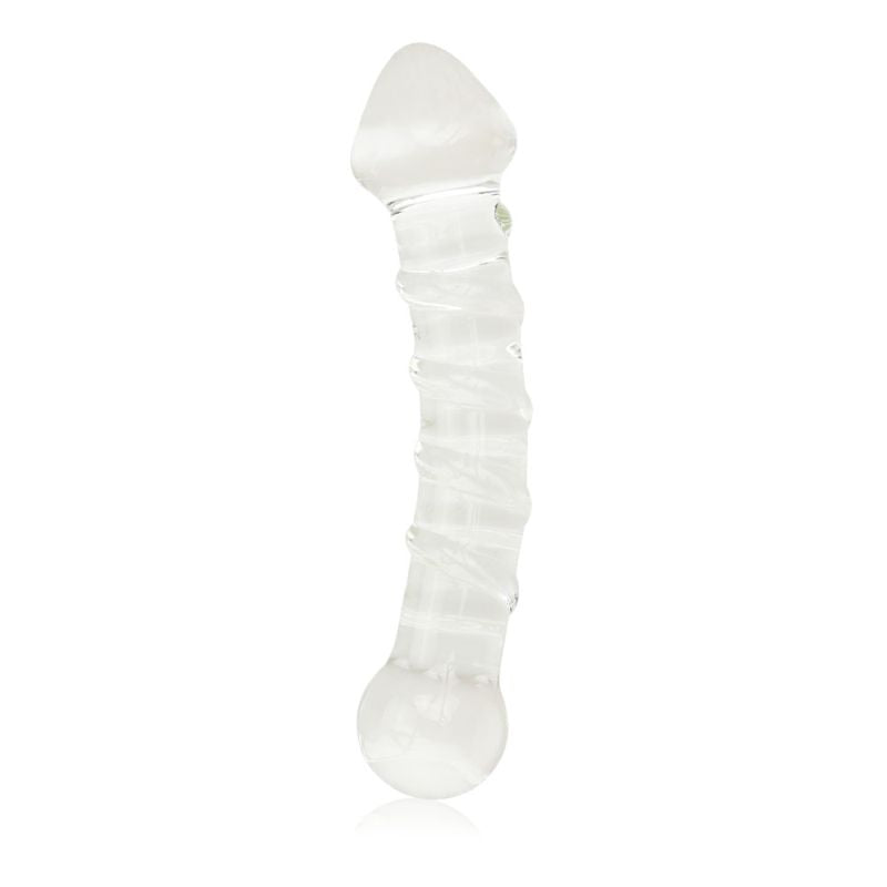 Lovetoy Glass Romance 5 Clear 7in