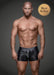 Noir Sexy Shorts for Men With Hot Details, Black, S-XL