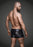 Noir Sexy PVC Shorts for Men With Hot Details, Black, S-XL