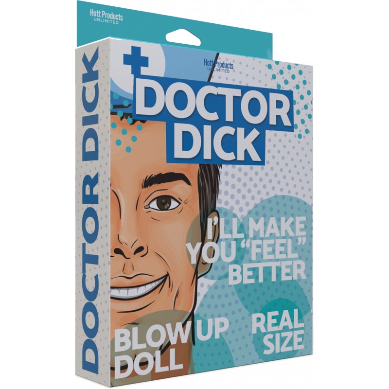Doctor Dick Inflatable Male Sex Doll, Flesh