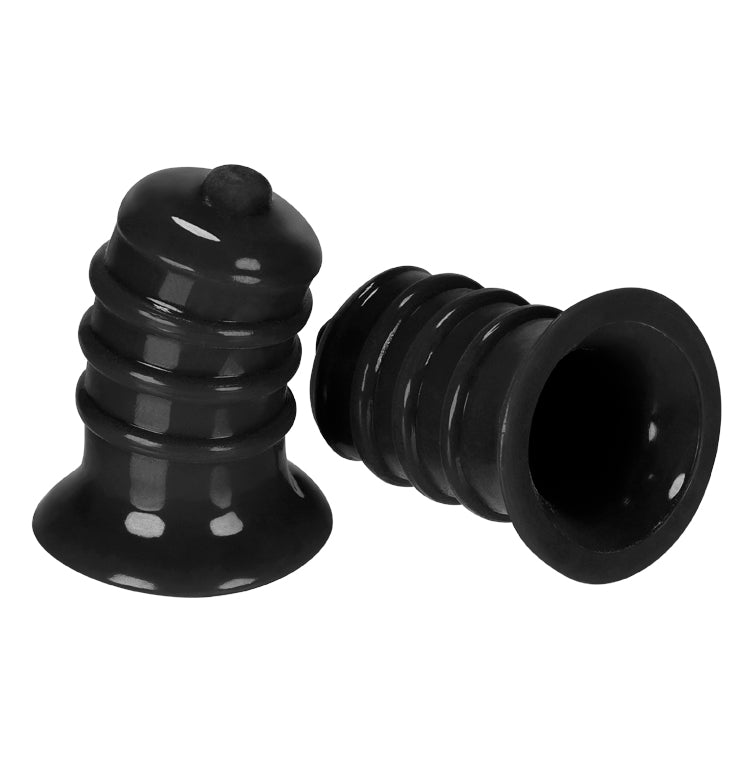 Hunkyjunk ELONG Wide Base Nipsucker, 2-pack, Black