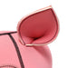 Focus on ear of Neoprene Pig Mask Pink - Daytona