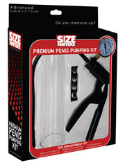 Size Matters Premium Penis Pumping Kit, 2"x 9", Clear