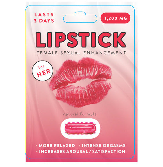Lipstick Female Libido Single Pill - Female Sexual Enhancement