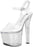 Clear Platform Sandal With Quick Release Strap 7in Heel Size 9