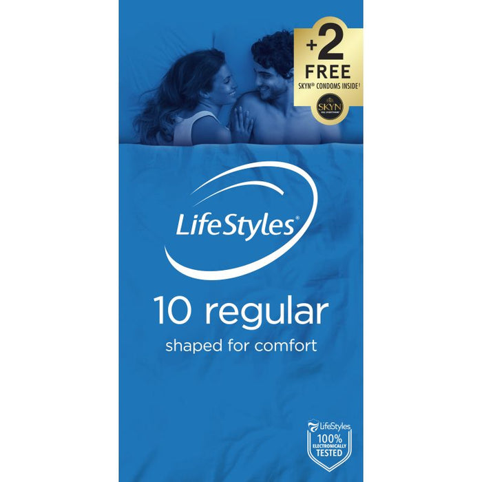 LifeStyles Regular Condoms 10pk Plus 2 Free