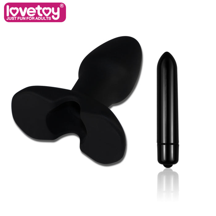 Lovetoy Silicone Rocket Teaser, 3.3"/8.4cm, Black