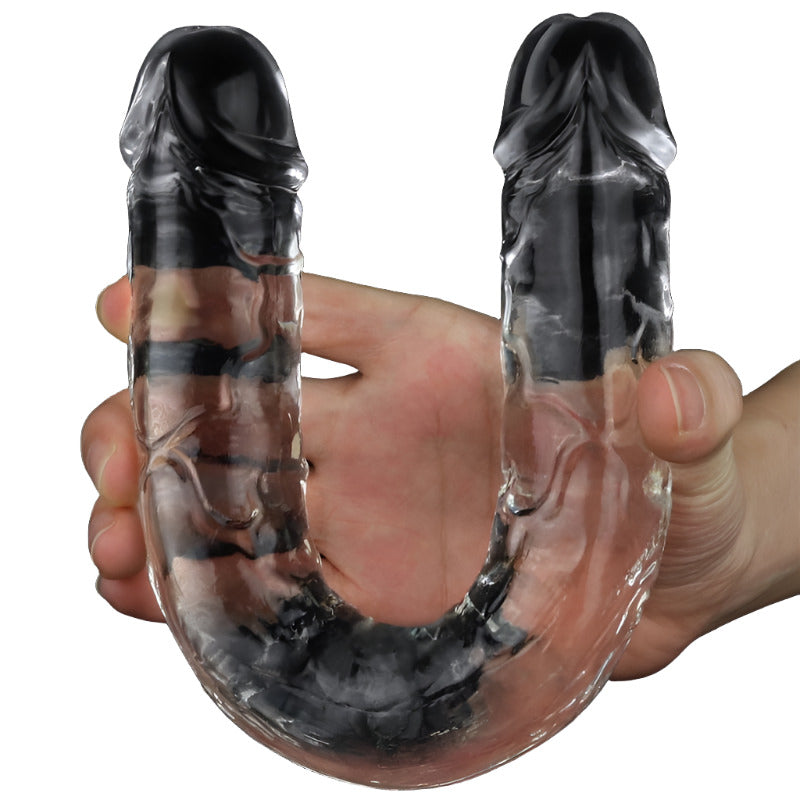 Lovetoy Double Dildo 12", (30cm), Clear