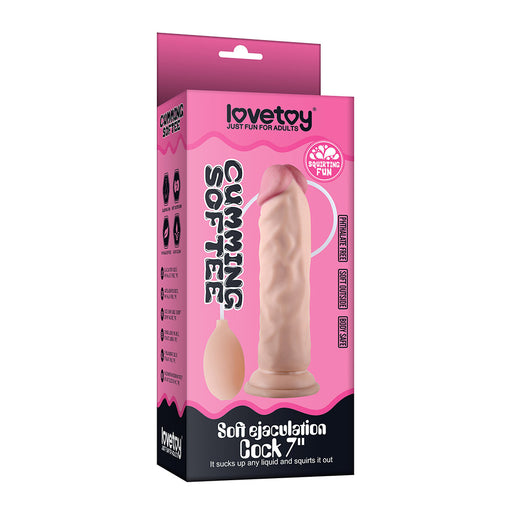 Lovetoy Soft Ejaculation Cock With Ball 8.5in/21.6cm