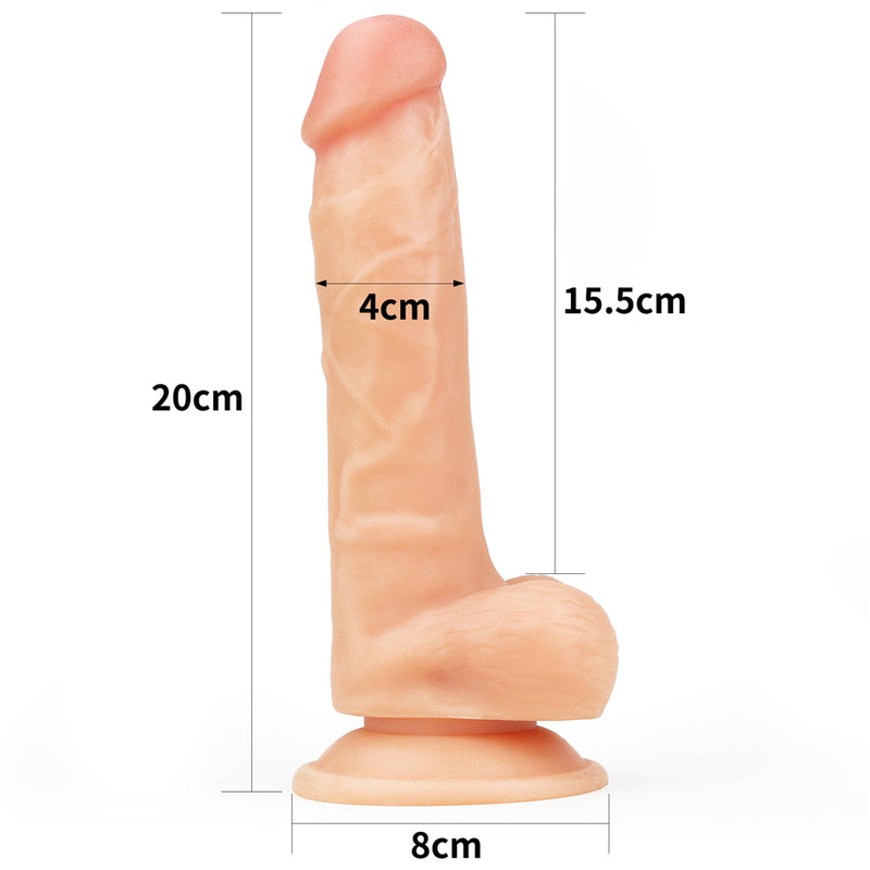 Lovetoy Easy Strap On Set, 7.5in/19cm, Black