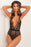 Rene Rofe 'Aim To Tease' Bodysuit, Black S/M, M/L