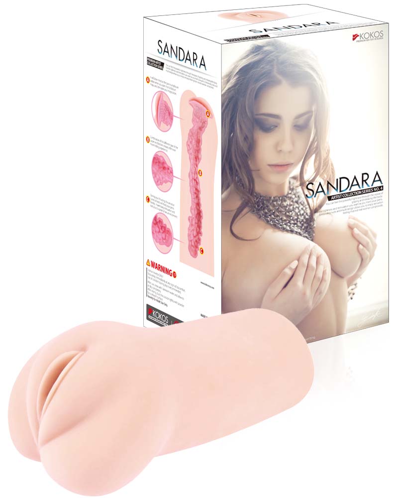 Kokos Masturbator Sandara,. 20cm, Flesh