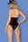 Erotic Police Costume 3 Pc Black S/M, L/XL - Sunspice Lingerie