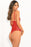 Rene Rofe Sexy Down To Flaunt Bodysuit, S/M, ML, Red