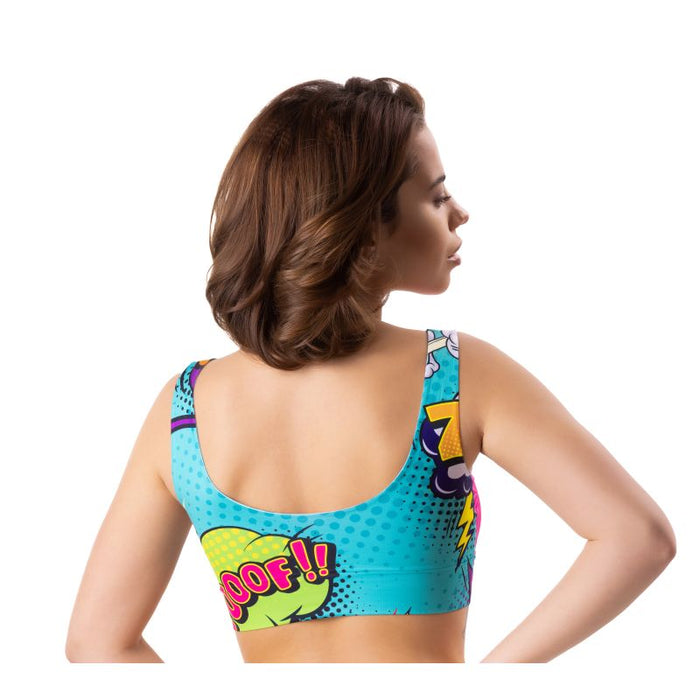 Comics Oh Crop Top, XL - MeMeMe Lingerie