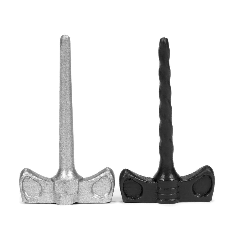 OxBalls Cockscrews Sounds 2pc Black/Zink 9cm