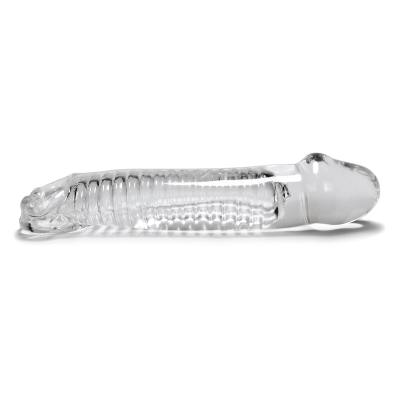 OxBalls Muscle Cocksheath, 9.25"/23.5cm, Clear