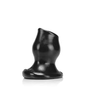 OxBalls Pighole 1 Hollow Butt Plug Small (4", 10cm), Black