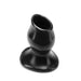 OxBalls Pighole 2 Hollow Plug, Medium, Black