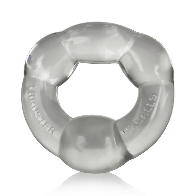 OxBalls Thruster Cockring, Clear/Black
