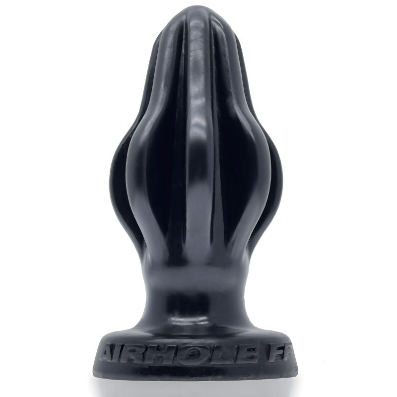 OxBalls Airhole-1 Finned Buttplug Black