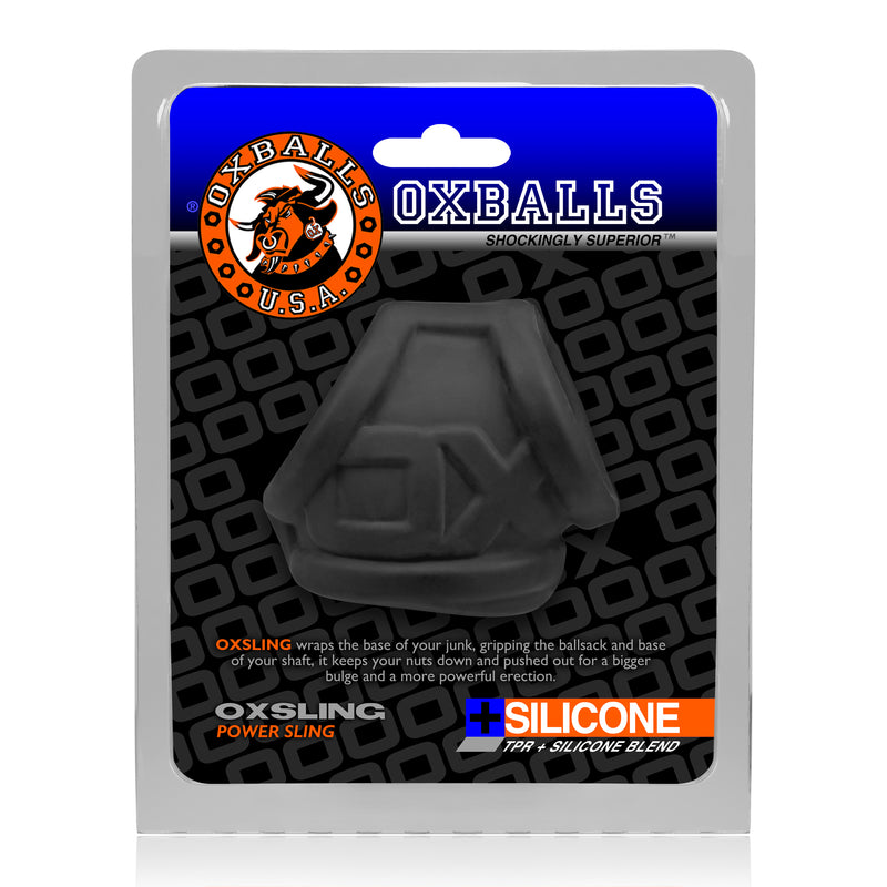OxBalls Oxsling Cocksling, Black Ice