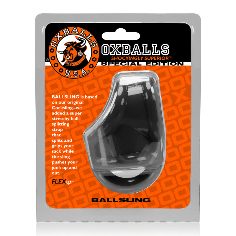 OxBalls Ballsling Ball Split Sling, Black