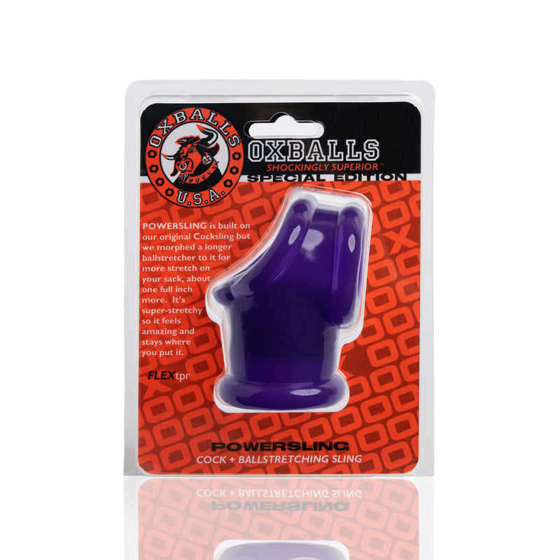 OxBalls Powersling Cocksling And Ballstretcher, Black/Purple