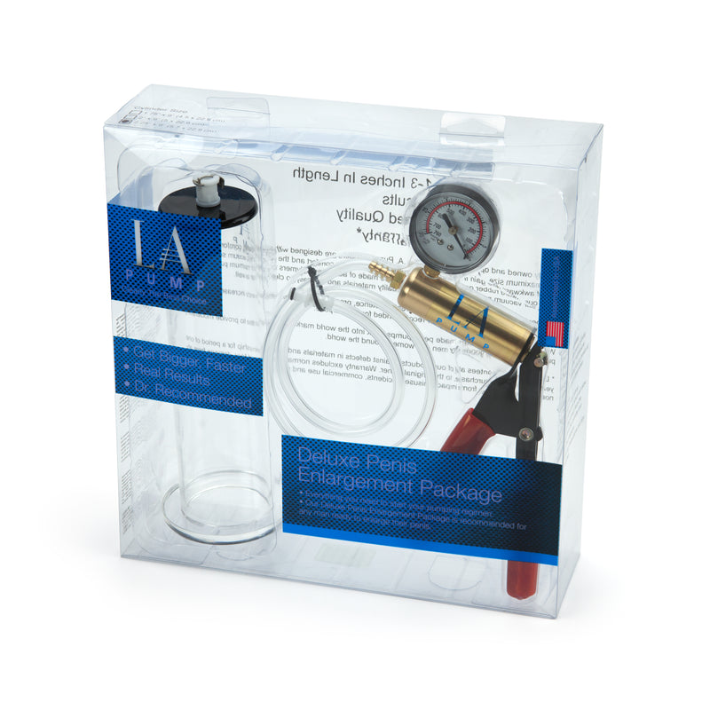 Deluxe Penis Enlargement Package 1.75in x 9", Clear