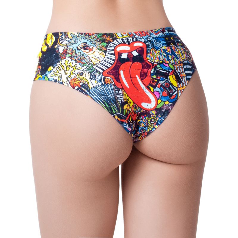 Psychotropical Trash Thong, Small - MeMeMe Lingerie