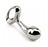 Lovetoy Luxury Pure Metal Butt Plug Silver 4"/10cm