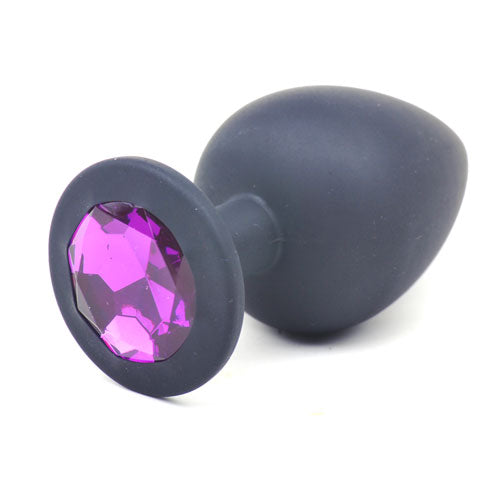 Daytona Silicone Anal Plug Large with Diamond