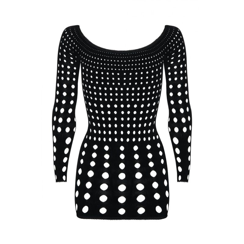 Obsessive Lingerie Rocker Dress, Black, One Size