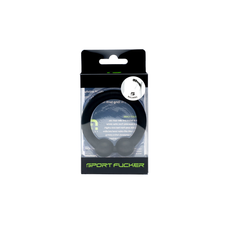 Sport Fucker Silocone Bullring Cockring Black, Red