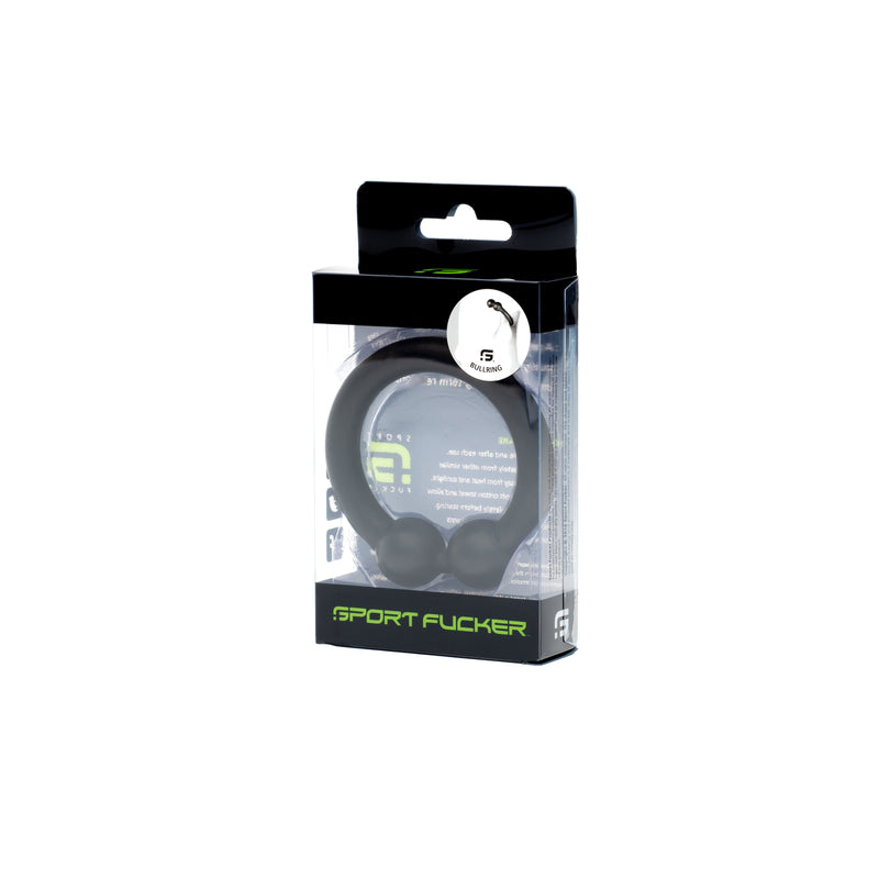 Sport Fucker Silocone Bullring Cockring Black, Red