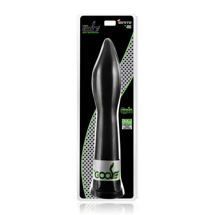 Ignite Goose Dildo Large w/ Suction Black 17"/43cm