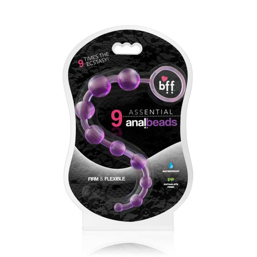 BFF Assential Anal Beads Purple 23.5cm