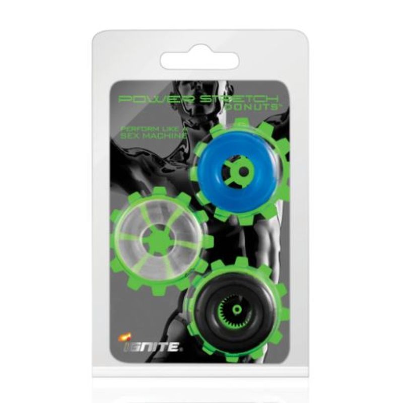 Power Stretch Donuts 3 Pc Multi Colour