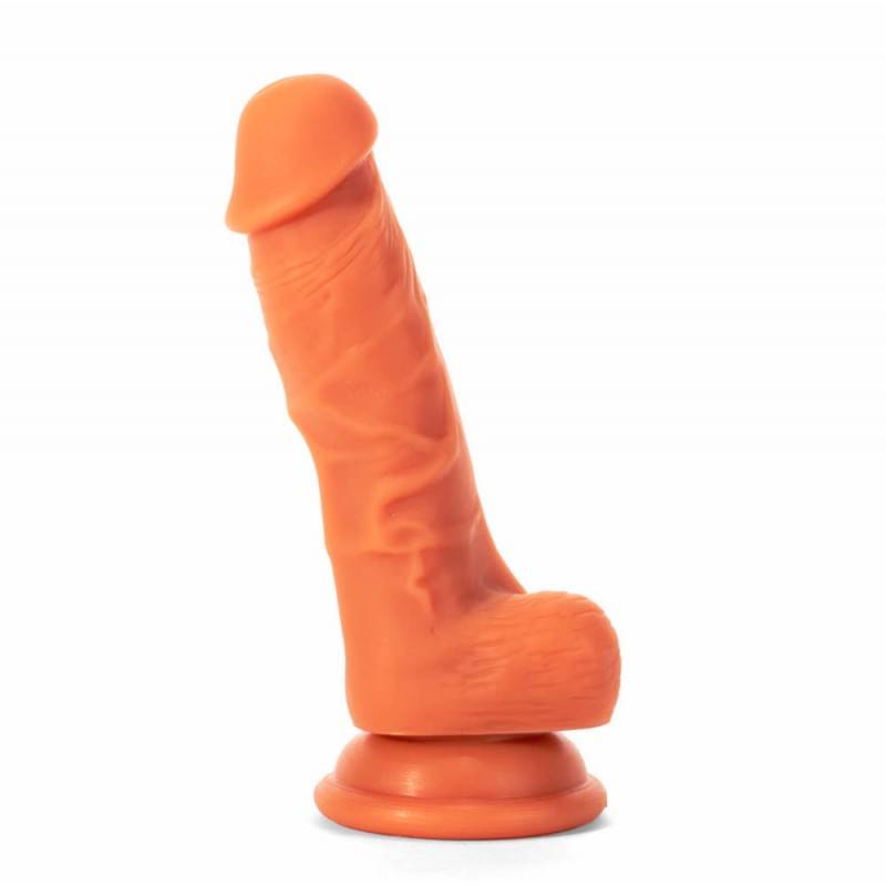 X-MEN Realistic Dildo Veined Shaft w Balls Flesh 17cm