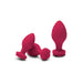 Secret Kisses Rosegasm Butt Bouquet Anal Training Set, Burgundy