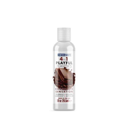 Swiss Navy Playful Flavours 4 In 1 Chocolate Sensation 29.5ml