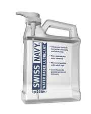 Swiss Navy Water-Based Personal Lubricant 3.8L bottle with locking pump