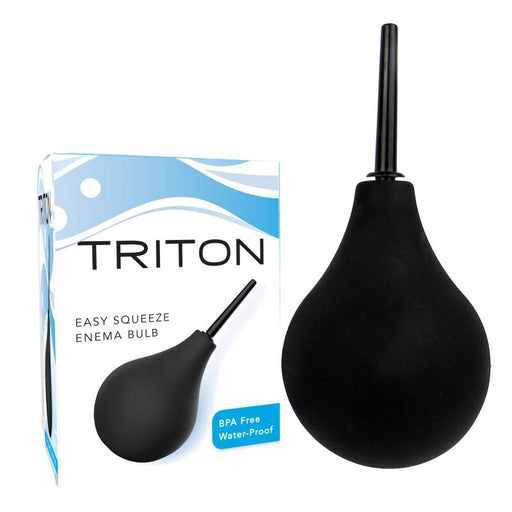 Shibari Triton Easy Squeeze Enema Bulb, 218m, Black