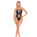 Pink Lipstick Treat Me Right Seamless Bodysuit, Black