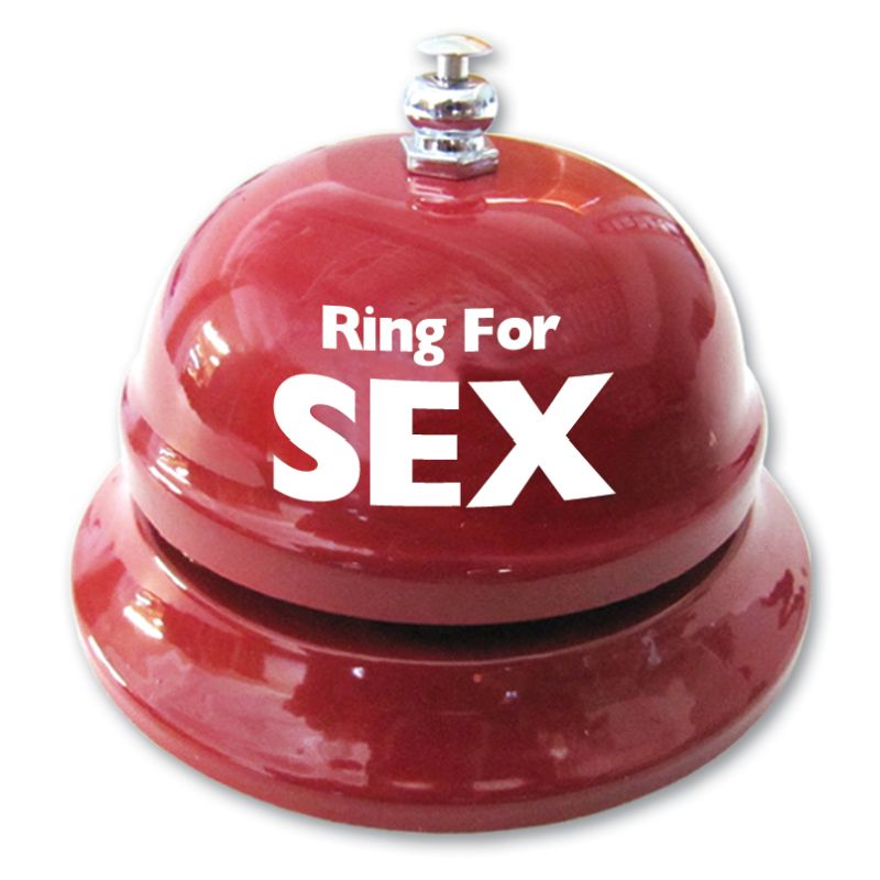 Ring for Sex Table Bell, Red