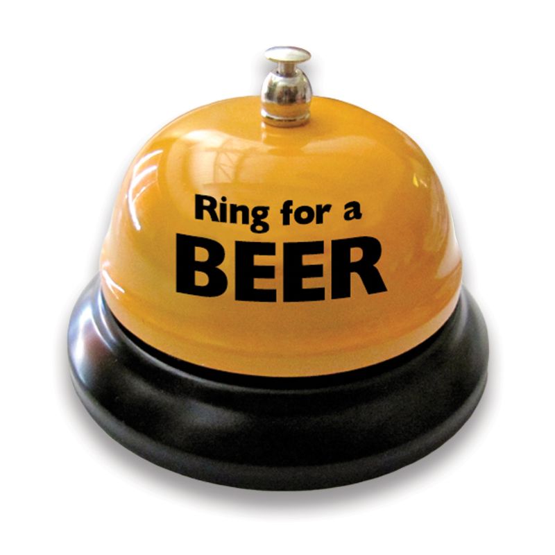 Ring for a Beer Table Bell, Yellow - Novelty