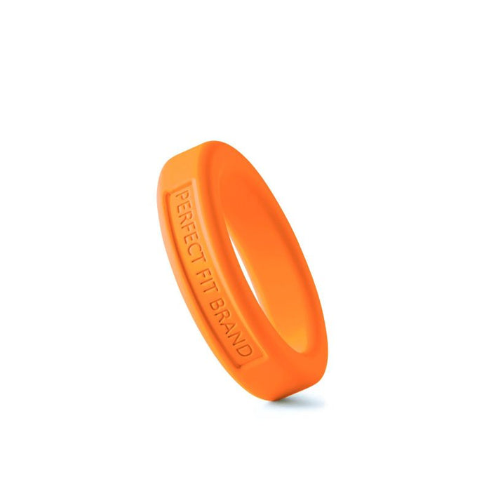 Perfect Fit Classic Silicone Medium Stretch Penis Ring, 36mm, Orange