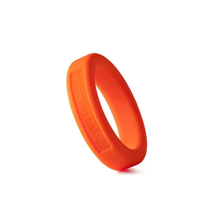 Perfect Fit Classic Silicone Medium Stretch Penis Ring, 36mm, Orange