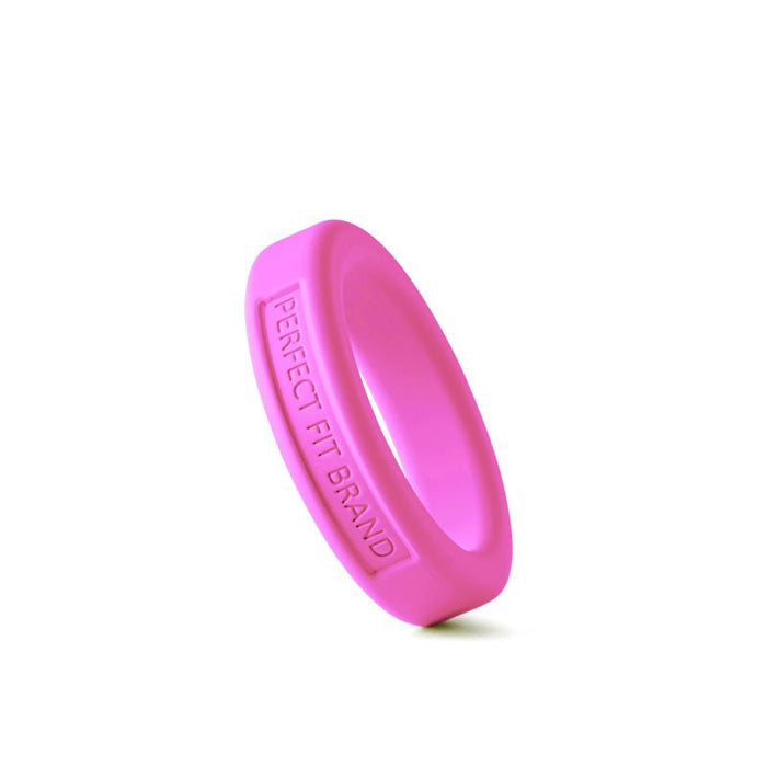 Perfect Fit Classic Silicone Medium Stretch Penis Ring, 36mm, Pink